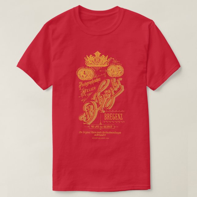 T-shirt Typographie allemande (Design devant)