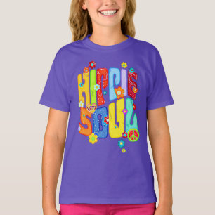 T-shirt Typographie amusante - HIPPIE SOUL 1