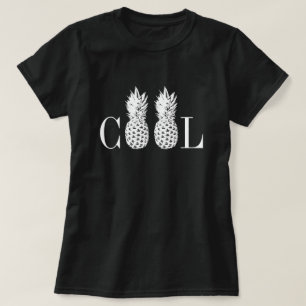 T-shirt typographie ananas cool pour femmes