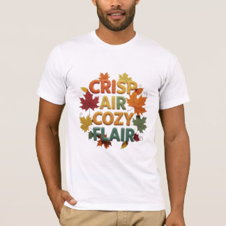 T-shirt Typographie Automnale de Flair Douillet d'Air Vif