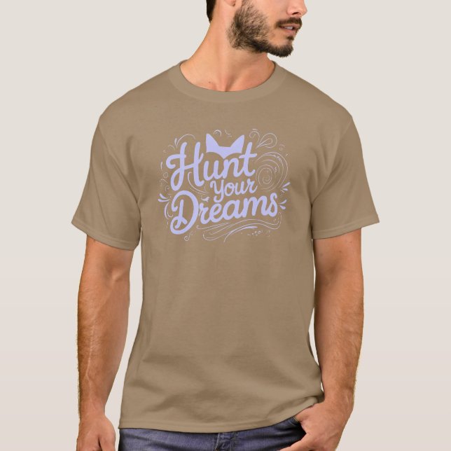 T-shirt typographie avec art animal drôle (Devant)
