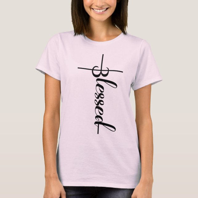 T-shirt Typographie Bénie (Devant)