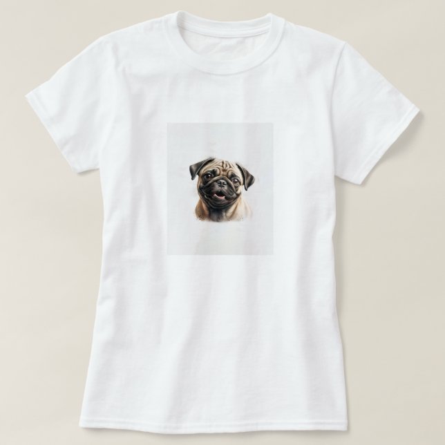 T-shirt Typographie Cool simple et moderne Nom et photo (Design devant)