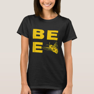 T-shirt Typographie d'abeilles Cool jaune Abeille