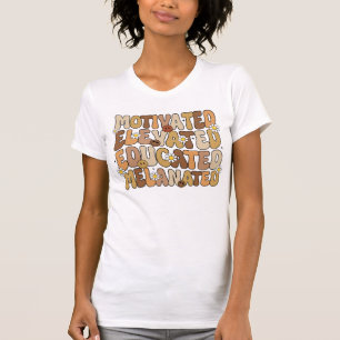 T-shirt Typographie d'affirmation stimulante