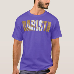 T-SHIRT TYPOGRAPHIE DE BARISTA 1
