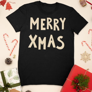 T-shirt Typographie de Bold Merry Xmas