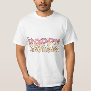 T-shirt Typographie de citations d'anniversaire
