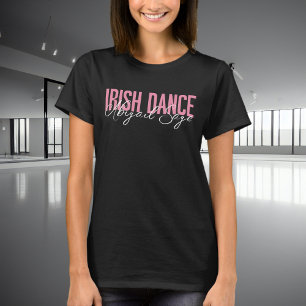 T-shirt Typographie de danse irlandaise tendance personnal