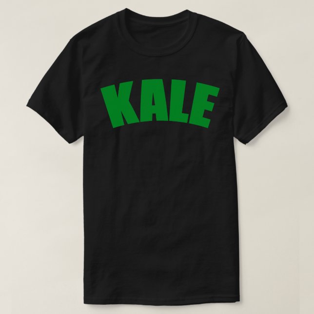 T-shirt Typographie de Kale Légumes 1 (Design devant)