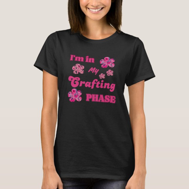 T-shirt Typographie de la phase artisanale de la vie (Devant)