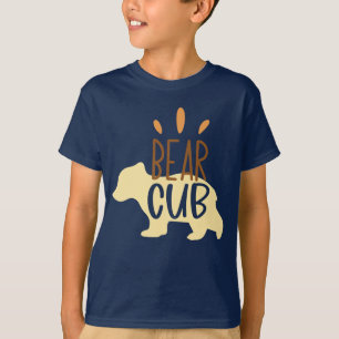 T-shirt Typographie de l'ourson