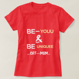 T-shirt Typographie De Luxe Personnalisée Cute Cat Pet Rou