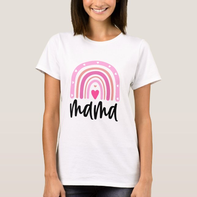T-shirt Typographie de Mama (Devant)