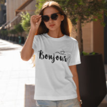 Typographie de script - Bonjour