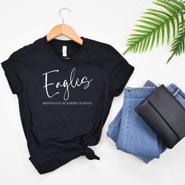 T-shirt Typographie de script Eagles Personnalisé (Créateur téléchargé)