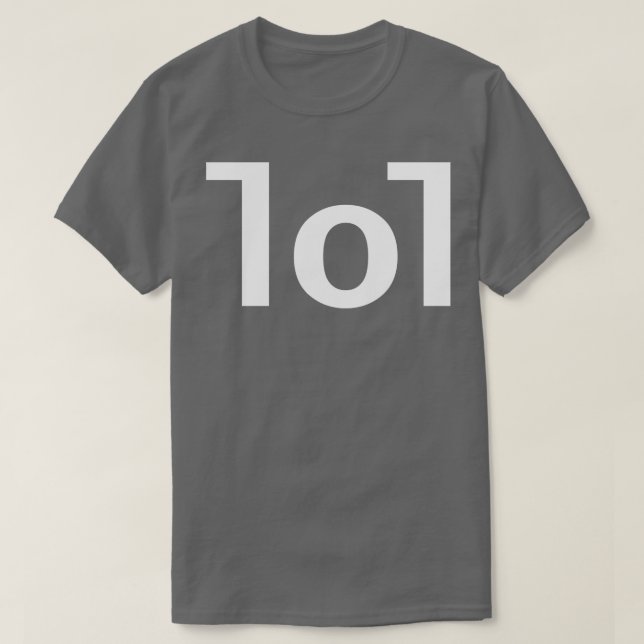 T-shirt Typographie de texte blanc minimal Lol (Design devant)