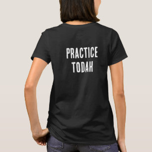 T-shirt Typographie de Thanksgiving Todah de pratique