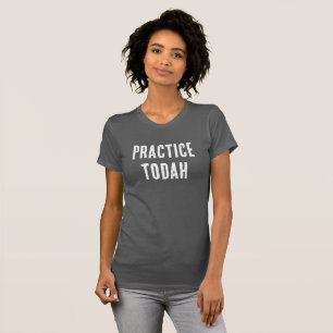 T-shirt Typographie de Thanksgiving Todah de pratique