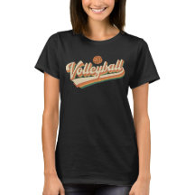 Typographie de volley-ball Retro Design sportif Vi
