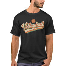 Typographie de volley-ball Retro Design sportif Vi