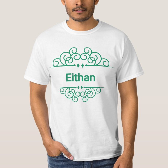 T-shirt Typographie d'Eithan (Devant)