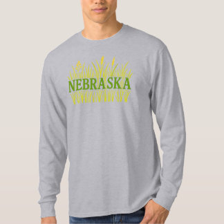 T-shirt Typographie des Prairies du Nebraska | Tallgrass r