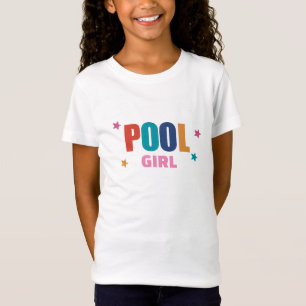 T-Shirt typographie d'été pour la natation en pisc