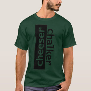 T-shirt Typographie du fromage