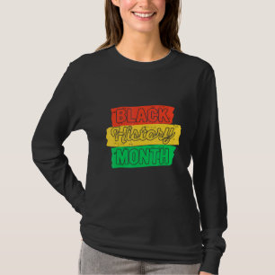 T-shirt Typographie du mois de l'histoire noire 1