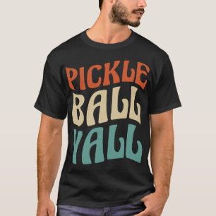 T-shirt Typographie dynamique de la balle de poulet Yall