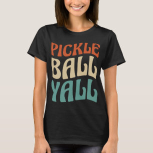 T-shirt Typographie dynamique de la balle de poulet Yall