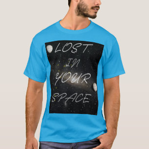 T-shirt Typographie esthétique significative Perdu dans vo