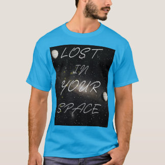 T-shirt Typographie esthétique significative Perdu dans vo