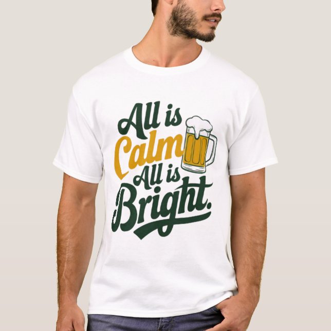 T-shirt Typographie festive avec conception de la boue de  (Devant)