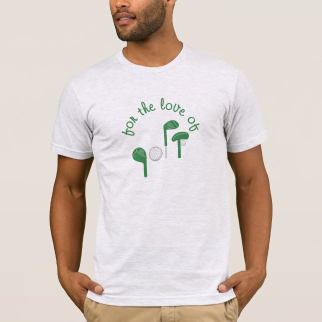 T-shirt Typographie "Fun Fathers Day "Pour l'amour du golf (Devant)
