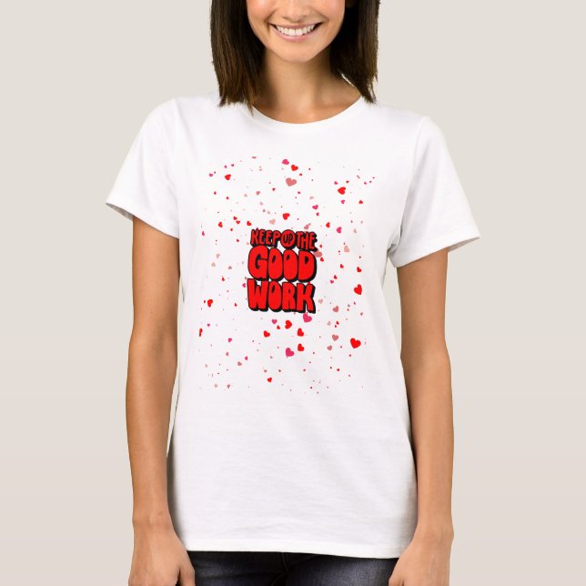 T-shirt Typographie Good Vibes (Devant)