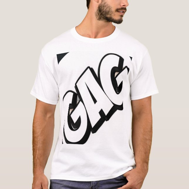 T-shirt Typographie graffiti GAG  (Devant)