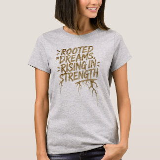 T-shirt Typographie inspirante