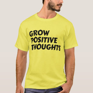 T-shirt typographie inspirante de pensées positives à cult