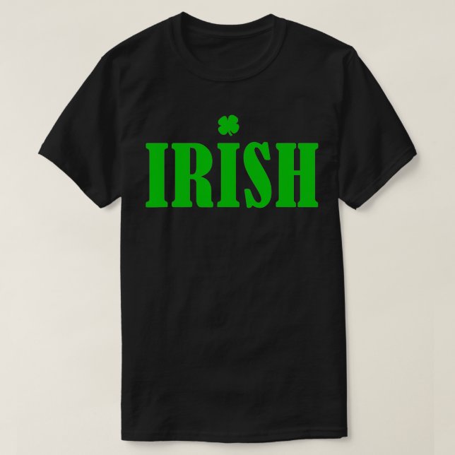T-shirt Typographie irlandaise (Design devant)