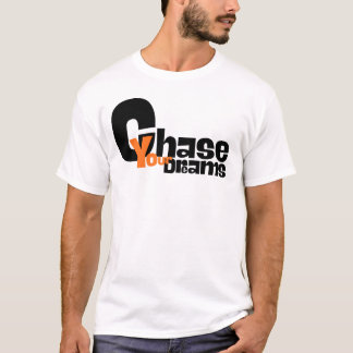 T-shirt Typographie Minimaliste Poursuis Tes Rêves Motivat