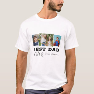 T-shirt Typographie moderne de meilleur père Jour du Père 