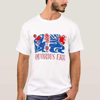 T-shirt Typographie moderne du Zodiaque Aquarius