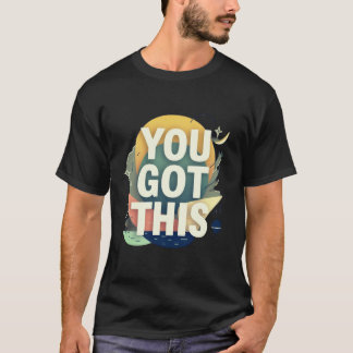 T-shirt Typographie motivante "Vous pouvez le faire"