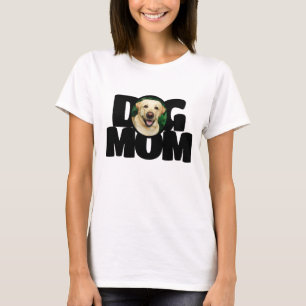 T-shirt Typographie personnalisée de maman chien