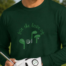 Typographie "Pour l'amour du golf" pour la fête de