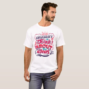 T-shirt Typographie rétro Inspiration Tee