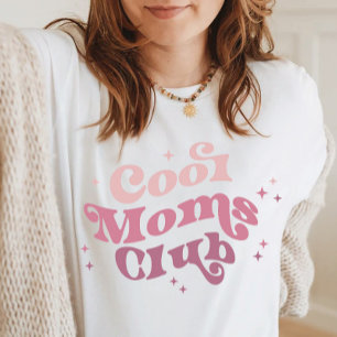 T-shirt typographie rétro maman cadeau maman mère coloré a