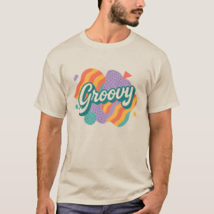 T-shirt Typographie rétro super